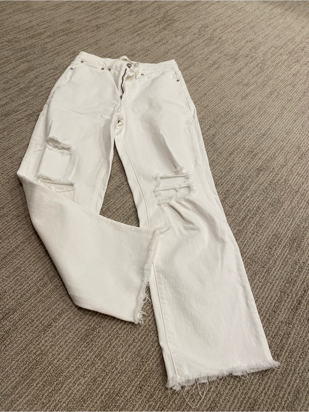 Madewell White Denim Jeans